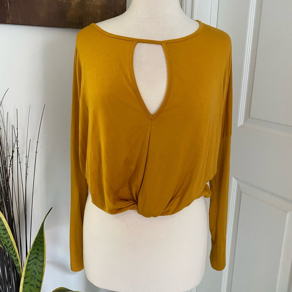 Mustard blouse